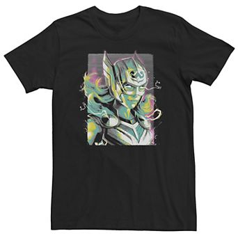 Big & Tall Thor Love and Thunder Pastel Female Thor Tee