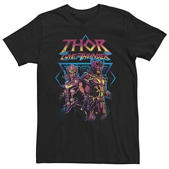 Big & Tall Thor Love and Thunder Grunge Thunder Duo Tee