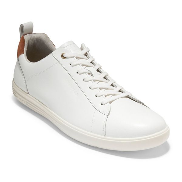 Cole Haan Pecan & White Grand Crosscourt Leather Sneaker