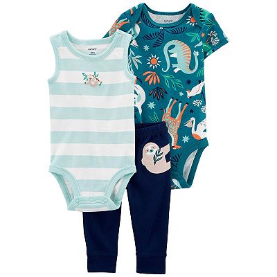 Baby Carter's 3-Piece Sloth Little Character Set