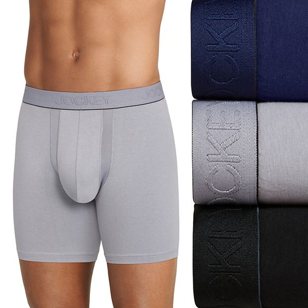 Men's Jockey® 3-Pack Chafe Proof Pouch Cotton Stretch Boxer 5