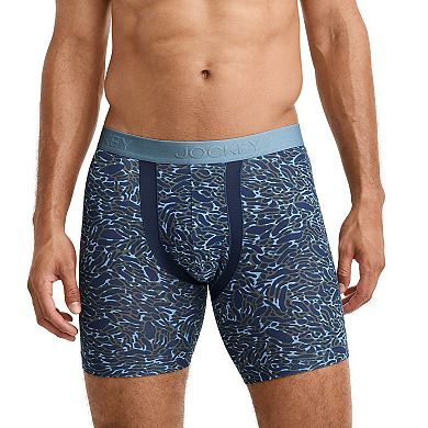 Men’s Jockey® 3-Pack Chafe Proof Pouch Cotton Stretch 6" Boxer Brief