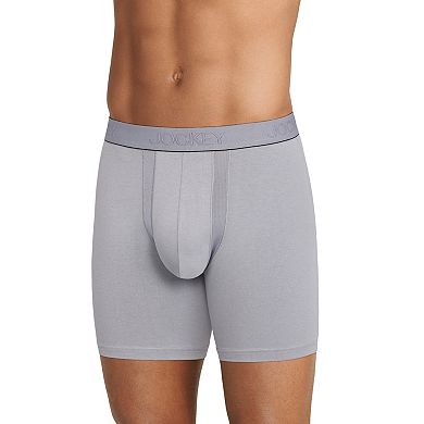 Men’s Jockey® 3-Pack Chafe Proof Pouch Cotton Stretch 6" Boxer Brief