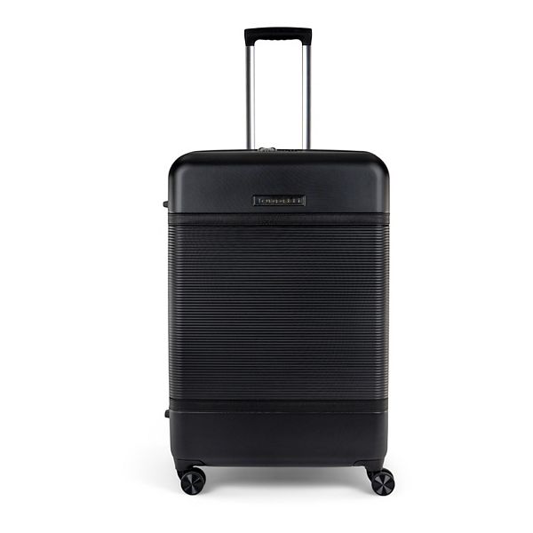 Bugatti Wellington Collection Hardside Spinner Luggage - Black (20 CARRYON)