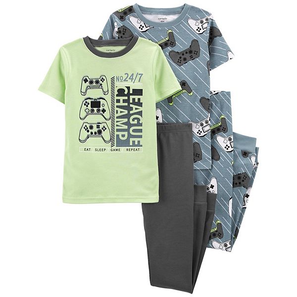 Carter's 4pc Kid Boy Ramen Calm Pajama Sleepwear Set main image 0