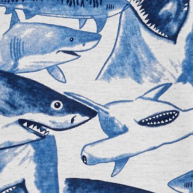 Boys 4-12 Carter's Shark Tops & Bottoms Pajama Set