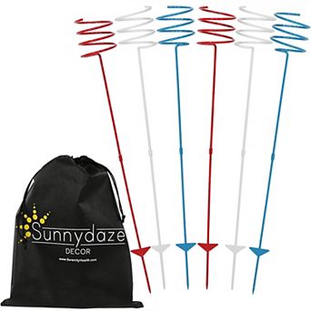 Sunnydaze 32 in Steel Outdoor Drink Holder Stakes
