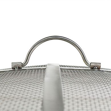 Sunnydaze Round Stainless Steel Fire Pit Spark Screen