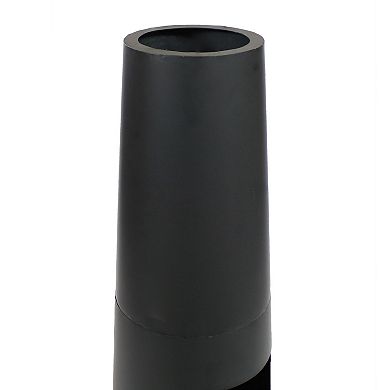 Sunnydaze Heavy-Duty Steel Chiminea Fire Pit with Log Storage - 49 in