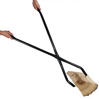 Sunnydaze 40-Inch Fireplace Tongs, Durable Log Grabber Tool