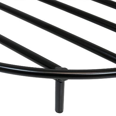 Sunnydaze Steel Round Outdoor Fire Pit Grate with Heat Resistance