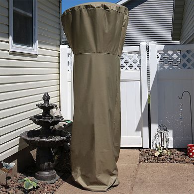 Sunnydaze 94 in Heavy-Duty PVC Outdoor Patio Heater Cover - Khaki