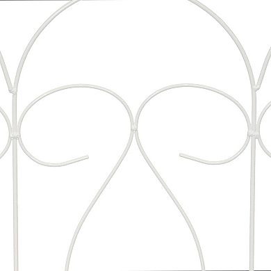 Sunnydaze Set of 5 Traditional Style Decorative Garden Border Fence Panels