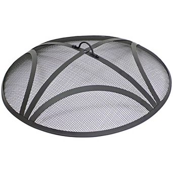 Sunnydaze Reinforced Steel Mesh Round Fire Pit Spark Screen