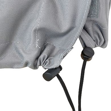 Sunnydaze 4 Ft Heavy-duty Polyester Firewood Log Rack Cover - Gray/green
