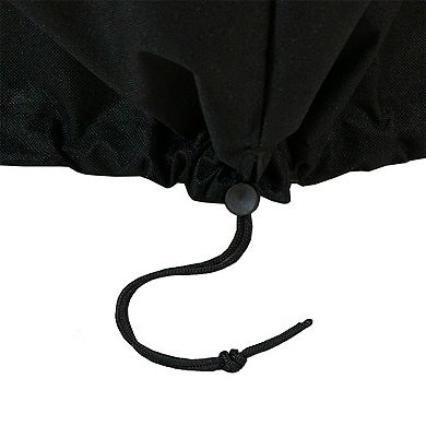 Sunnydaze 36 in Heavy-Duty PVC Round Outdoor Fire Pit Cover - Black