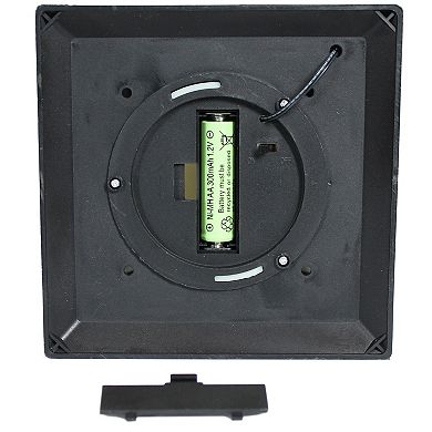 Sunnydaze Concord Outdoor Solar Candle Lantern - 11 in