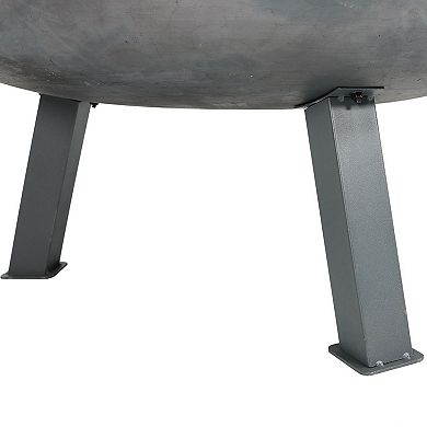 Sunnydaze 30" Cast Iron Wood-Burning Fire Pit Bowl