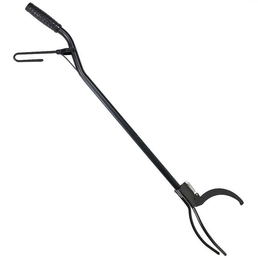 Sunnydaze 36 in Steel Spring-Loaded Firewood Log Grabber Claw