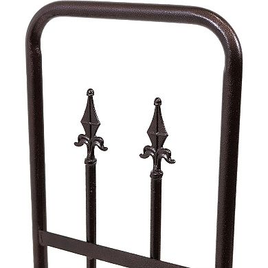 Sunnydaze 6 ft Decorative Steel Firewood Log Rack