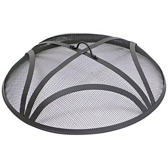Sunnydaze Reinforced Steel Mesh Round Fire Pit Spark Screen