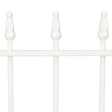 Sunnydaze 20-Piece Roman Walkway Iron Panel Border Fencing