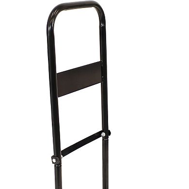 Sunnydaze Powder-Coated Steel Log Cart Carrier and Storage Rack with Wheels