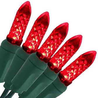 Sunnydaze 70 ct Holiday Outdoor String LED Lights - Red - 21 ft