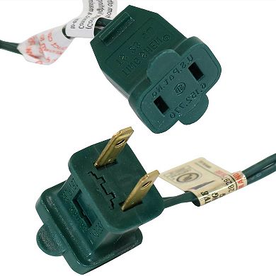 Sunnydaze 70 Ct Indoor/Outdoor Holiday LED String Lights - Green - 23 ft