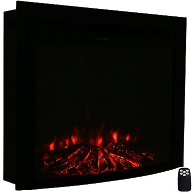 Sunnydaze 28 in Contemporary Comfort Indoor Electric Fireplace Insert