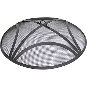 Sunnydaze Reinforced Steel Mesh Round Fire Pit Spark Screen