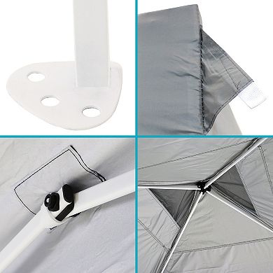 Sunnydaze 10' X 10' Pop-up Canopy With Rolling Carry Bag