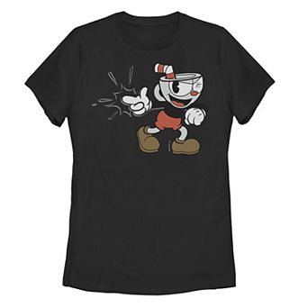 Juniors' Cuphead Classic Wink Tee