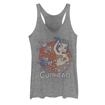 Juniors' Cuphead Cala Maria Airplane Attack Tank Top