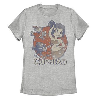 Juniors' Cuphead Cala Maria Airplane Attack Tee