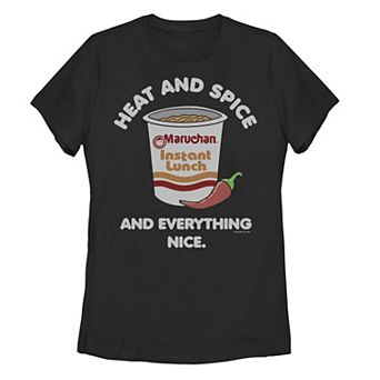 Juniors' Maruchan "Heat And Spice And Everything Nice" Graphic Tee