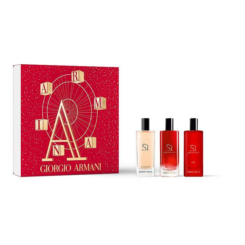 Armani Beauty 3-Pc. Sì Womens Fragrance Holiday Gift Set, Multicolor