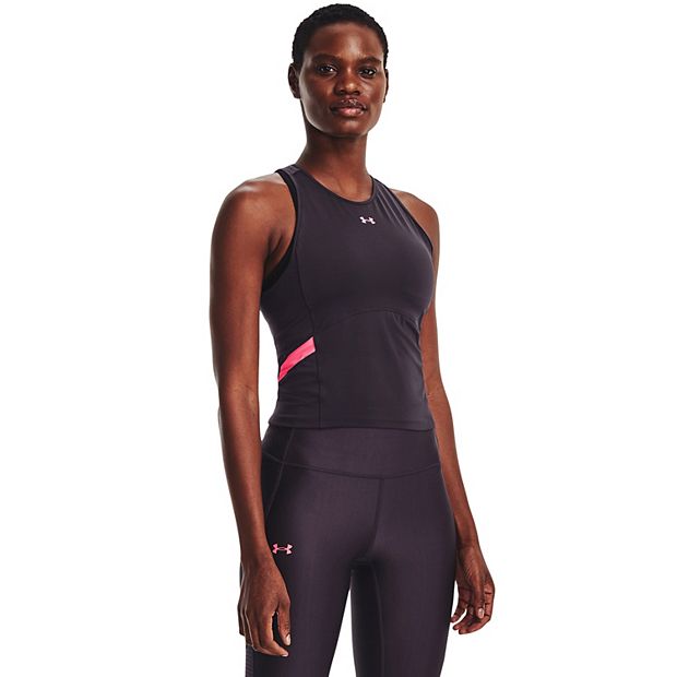 Women s Under Armour HeatGear Mesh Panel Racerback Tank