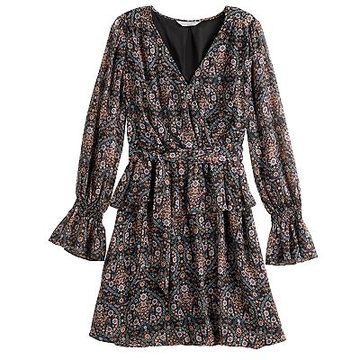 kohls peplum dress Women's Bodycon Pencil Dress Round Neck 3/4 Sleeve Peplum Wear to Work  Office Sheath Dress