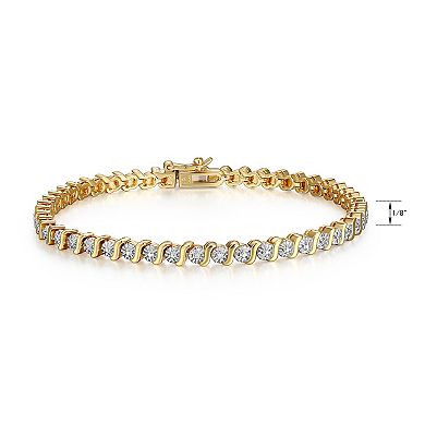 Sarafina Diamond Accent S-Link Tennis Bracelet