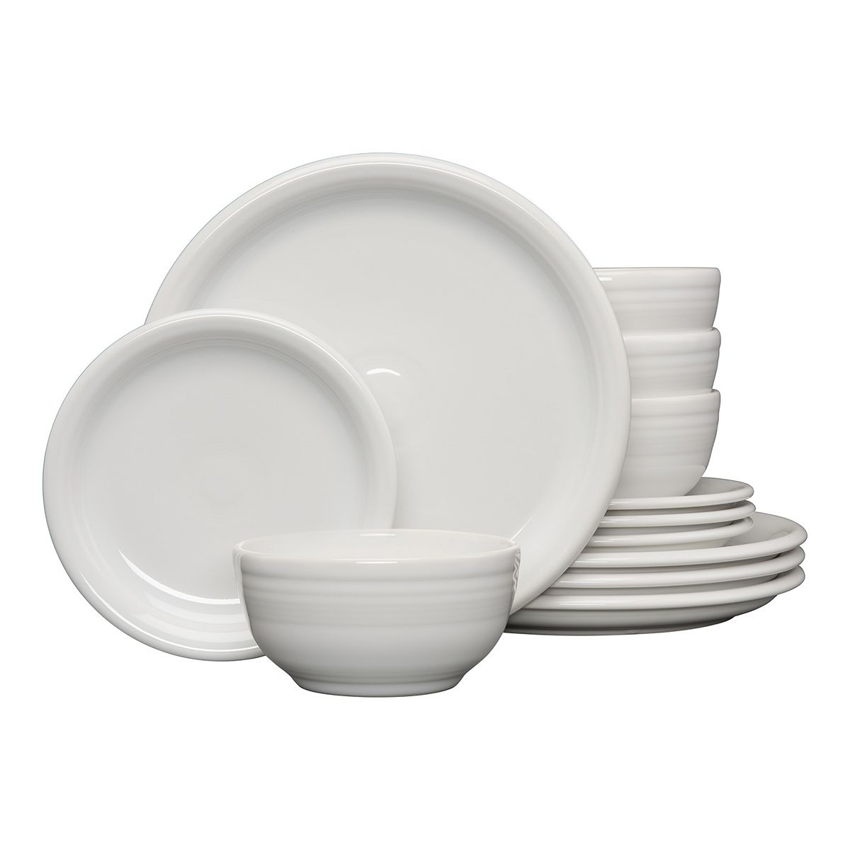Fiesta Bistro Coupe 12-pc. Dinnerware Set, Service for 4 - White