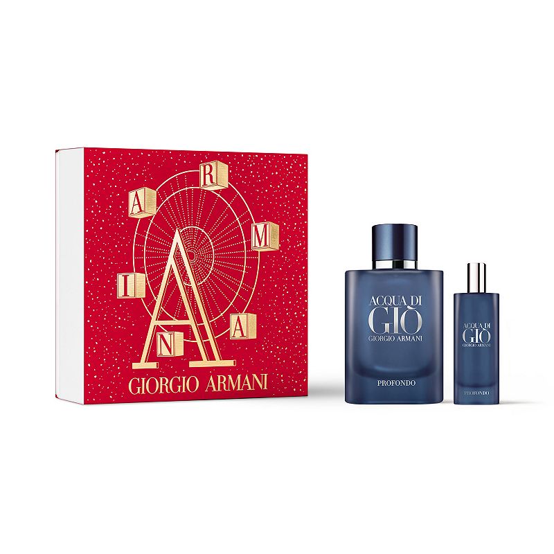 Armani Beauty Acqua di Giò Profondo Eau de Parfum Mens Holiday Gift Set, 