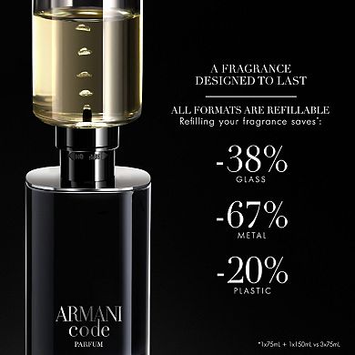 Armani Code Parfum with Bergamot & Tonka Bean