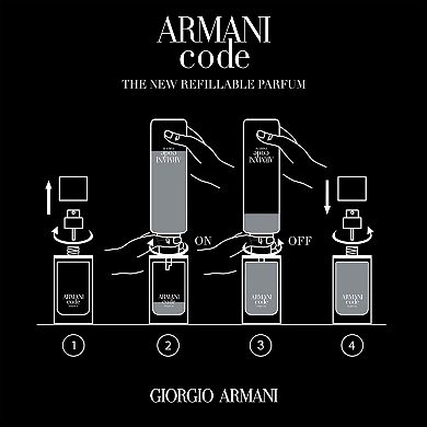 Armani Code Parfum with Bergamot & Tonka Bean