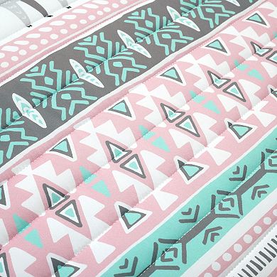 Lush Decor Boho Llama Quilt Set with Shams