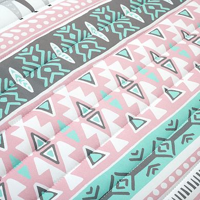 Lush Decor Boho Llama Quilt Set with Shams