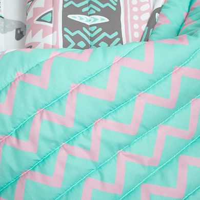 Lush Decor Boho Llama Quilt Set with Shams