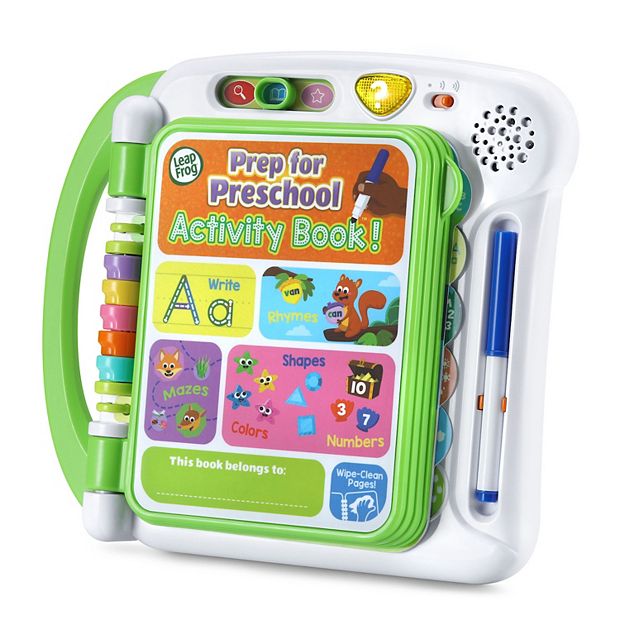 Leapfrog prep for preschool activity book