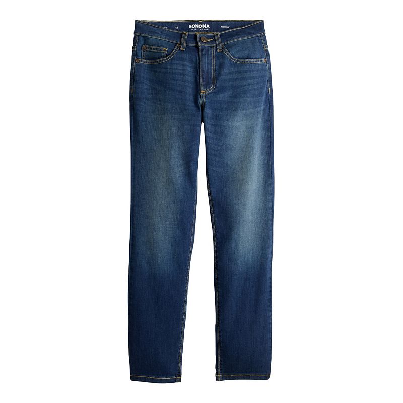 Boys 7-20 Sonoma Goods For Life Flexwear Taper Denim Jeans in Regular & Hus