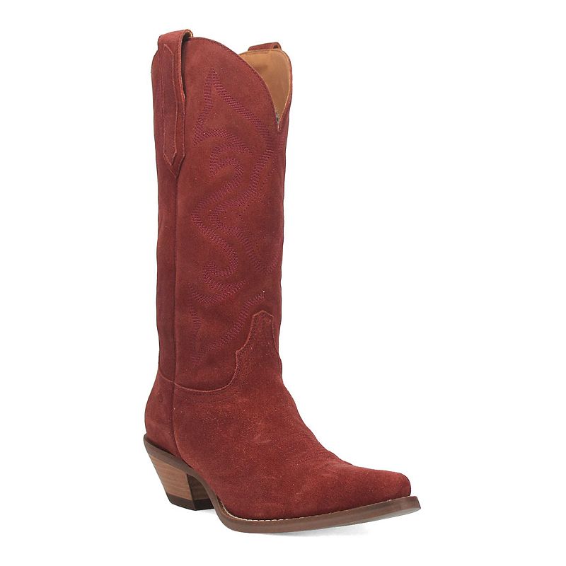 Dingo Out West Women's Suede Cowgirl Boots,